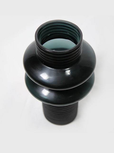 Indigo Blue Cut Lotus Cut Vase - House of Roya